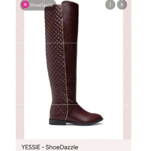Maroon Tall Boots